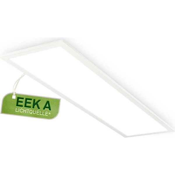 Briloner Kaida Eek A Lampada Da Soffitto A Led, Efficienza Energetica A, Luce Bianca Neutra, Decoro In Alluminio, Bianco, Ø33 X 6 Cm-image