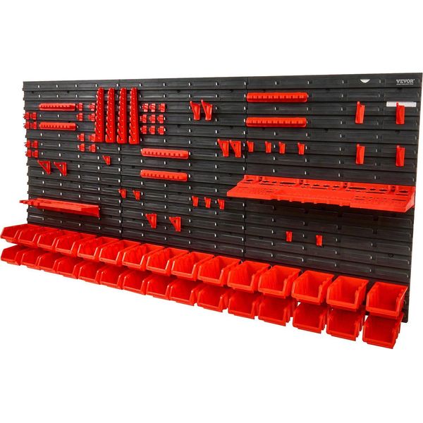 Contenitori A Parete, Organizer Per Minuteria, Porta Attrezzi Da Garage, 30 Contenitori-image