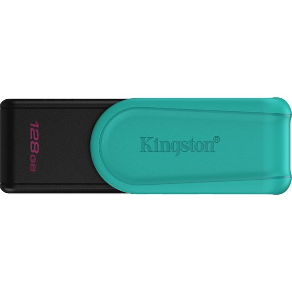 Kingston Technology Datatraveler 128GB Portable Usb 3.2 Gen 1 Exodia S (Black/Turquoise)-image