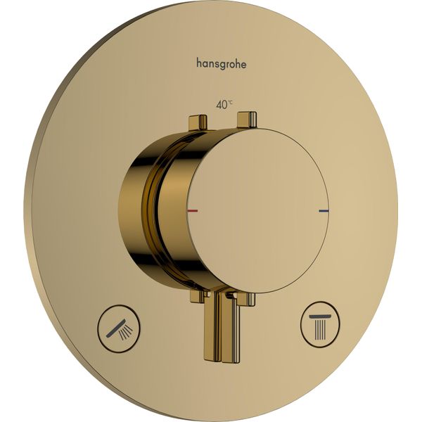 Hansgrohe Ecostat Comfort S Thermostat Encastré Pour 2 Consommateurs, 33715990, 33715990-image