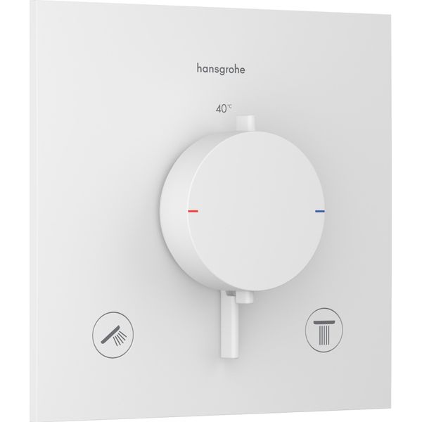 Hansgrohe Ecostat Comfort E Thermostat Encastré Pour 2 Consommateurs, 33711700, 33711700-image