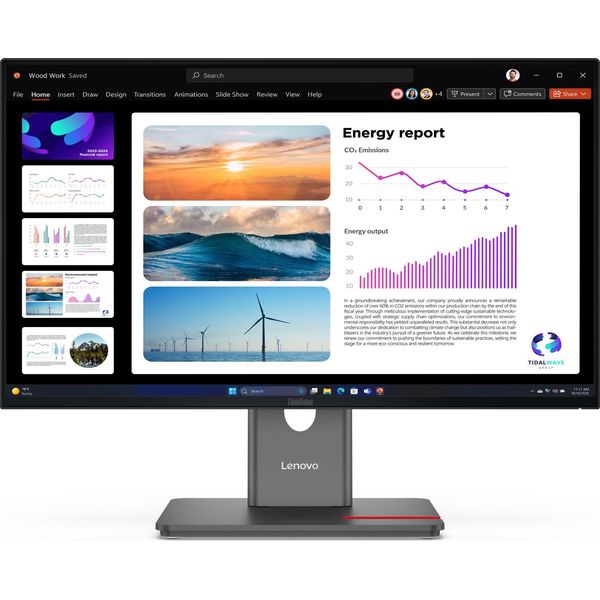 Lenovo Thinkvision P24Q-40 Led Display 60,5 Cm (23.8") 2560 X 1440 Pixel Quad Hd Lcd Nero"-image