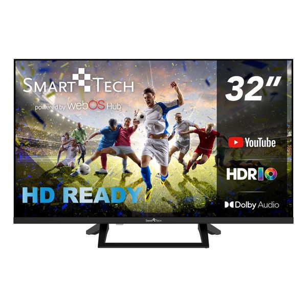 Smart-Tech 32HW01V1 Tv 81,3 Cm (32") Hd Smart Tv Wi-Fi Nero 180 Cd/M²"-image