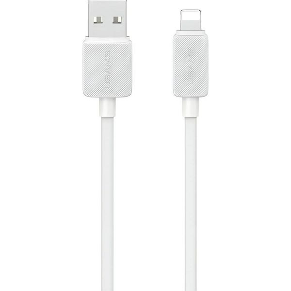 Usams Serie Ky US-SJ689 Cavo USB-A A Lightning Da 2,4 A, 1 M, Bianco-image