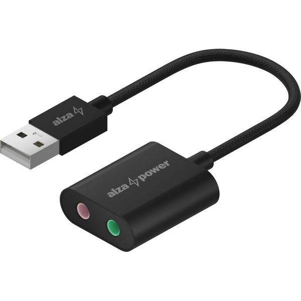 Scheda Audio Esterna Alzapower USB-A 4030 čErná-image