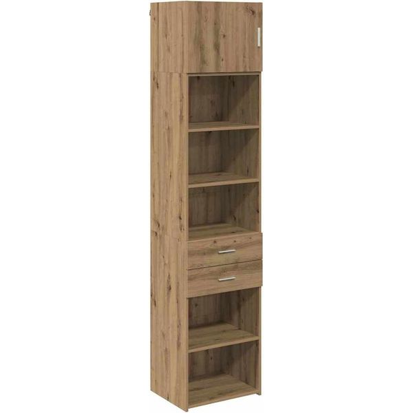 Syfax™ Credenza Con Cassetto Rovere Artigianale 50 X 42,5 X 225 Cm-image