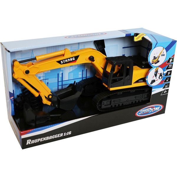 GroßHandel Gmbh - Escavatore Cingolato Ware Speedzone Light & Sound, Con Attrito, 1:16 Altro-image