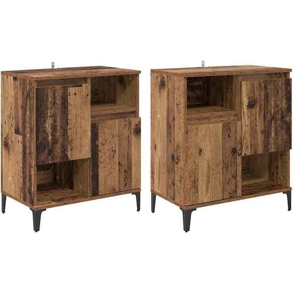 Syfax™ Sideboards 2 Pcs Legno Vecchio 60 X 35 X 70 Cm-image