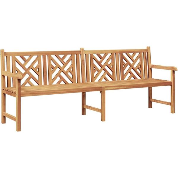 Syfax™ Panchina Marrone 228 X 60 X 90 Cm Legno Di Teak Solido-image