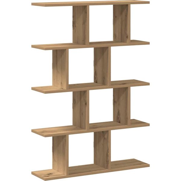 Syfax™ Mensola A Muro Cubo 12 Scomparti Truciolato Rovere Artigianale-image