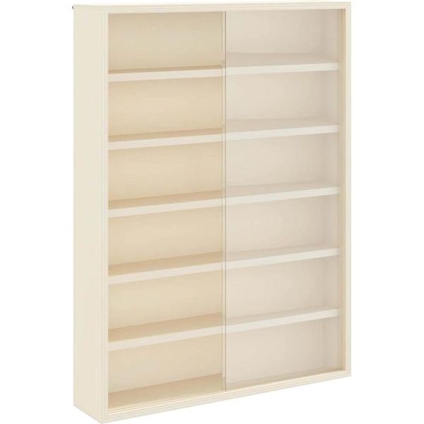 Syfax™ Vetrina A Muro Beige 40 X 8,5 X 54 Cm Legno Compensato-image