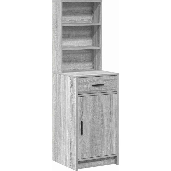 Syfax™ Credenza Grigio Sonoma 40 X 40,5 X 135 Cm Legno Multistrato-image