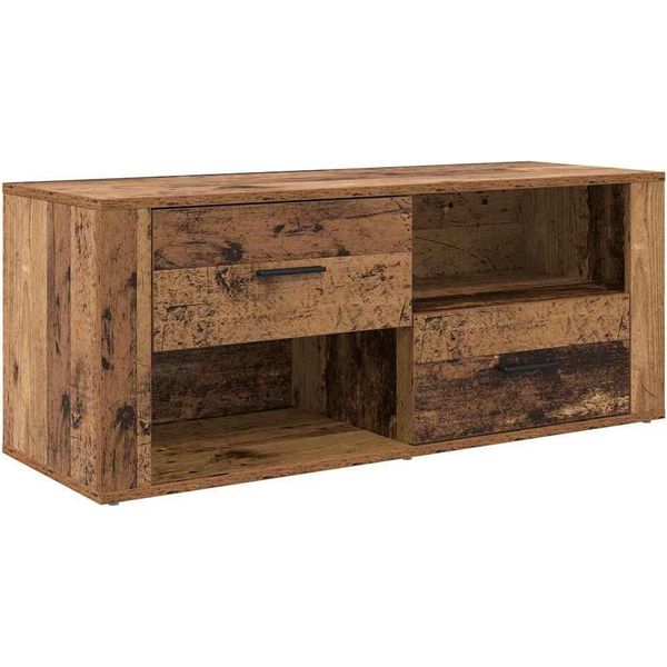 Syfax™ Mobile Tv Legno Vecchio 100 X 35 X 40 Cm Legno Multistrato-image