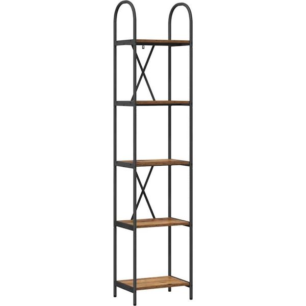 Syfax™ Libreria Legno Vecchio 40 X 30 X 183 Cm Legno Multistrato-image