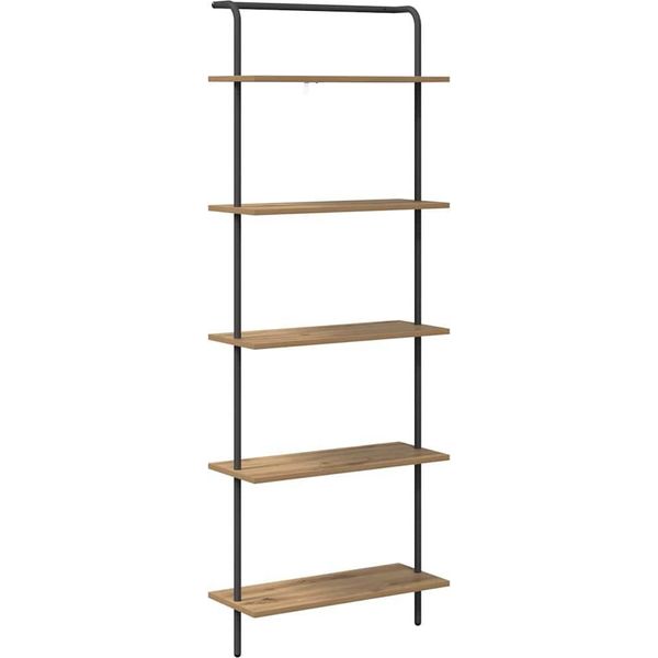 Syfax™ Libreria Rovere Artigianale 60 X 24 X 168 Cm Legno Multistrato-image