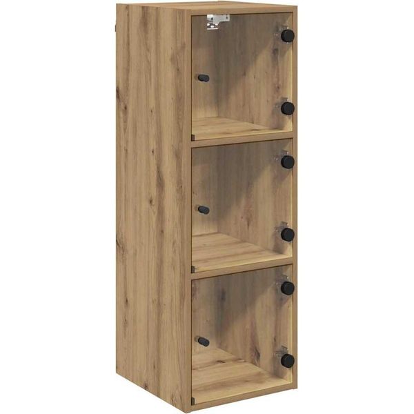 Syfax™ Armadietto A Muro Rovere Artigianale 35 X 37 X 102 Cm-image