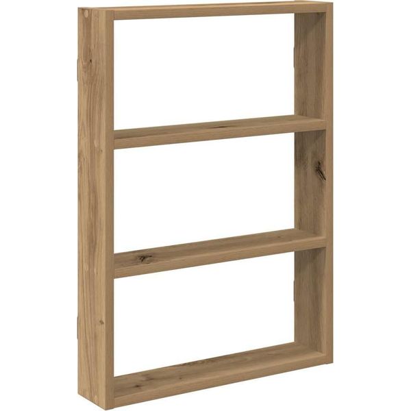 Syfax™ Scaffale A Parete Rovere Artigianale 43X9X60 Cm Truciolato-image
