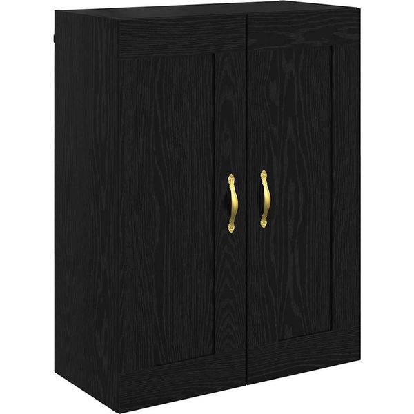Syfax™ Pensile Rovere Nero 69,5 X 34 X 90 Cm Legno Multistrato-image