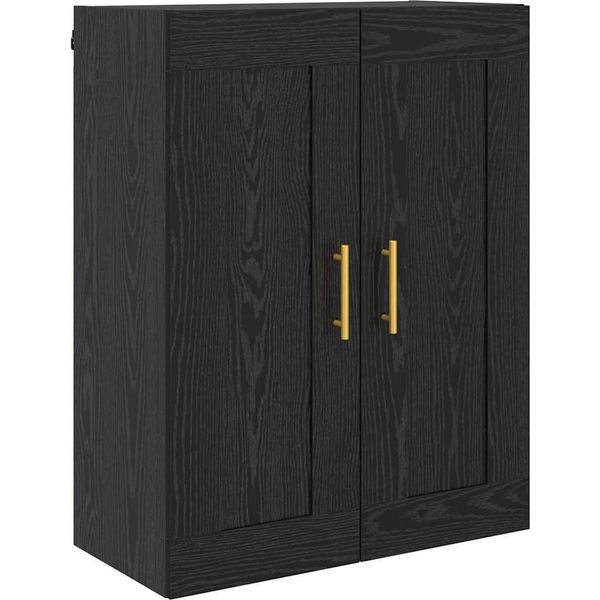 Syfax™ Pensile Rovere Nero 69,5 X 34 X 90 Cm Legno Multistrato-image