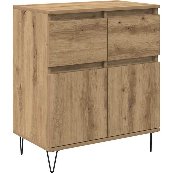 Syfax™ Credenza Con Cassetto Rovere Artigianale 60 X 35 X 70 Cm-image