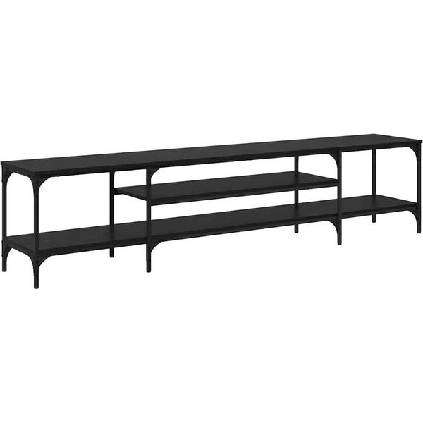 Syfax™ Mobile Tv Rovere Nero 201 X 35 X 45 Cm-image