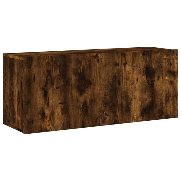 Syfax™ Mobile Tv A Parete Rovere Fumo 100X30X41 Cm-image