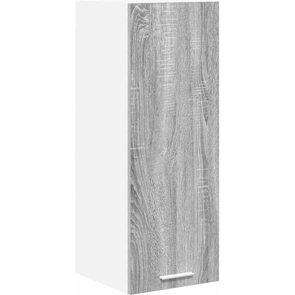 Syfax™ Armadio Pensile Grigio Sonoma E Bianco 30 X 31 X 80 Cm-image