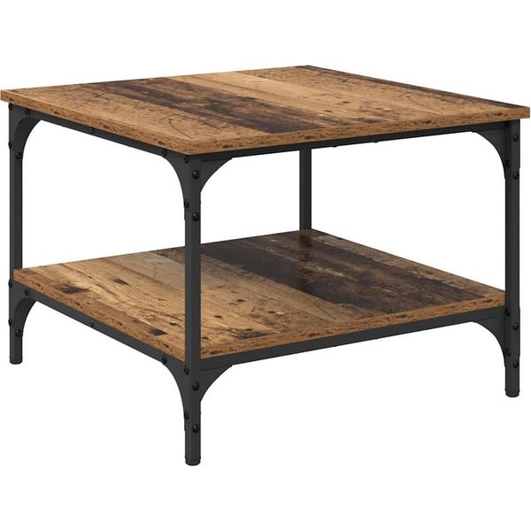 Syfax™ Tavolino Da Salotto Legno Vecchio 55 X 55 X 40 Cm-image