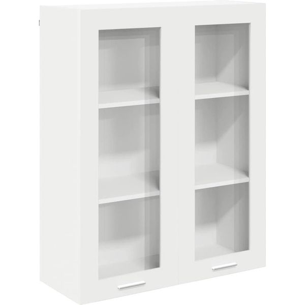 Syfax™ Armadio Pensile Bianco 80 X 31 X 100 Cm Legno Multistrato-image