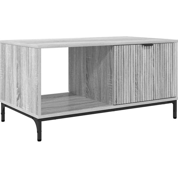 Syfax™ Tavolino Da Salotto Con Cassetto Grigio Sonoma 90 X 49 X 46 Cm-image
