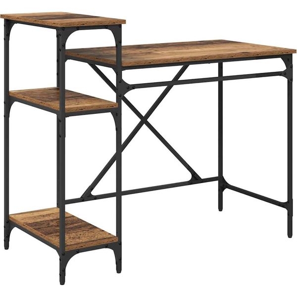 Syfax™ Scrivania Legno Vecchio 105 X 50 X 90 Cm Legno Multistrato-image