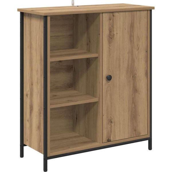 Syfax™ Credenza Rovere Artigianale 70 X 30 X 80 Cm Legno Multistrato-image