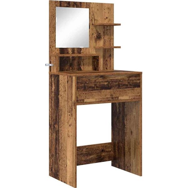 Syfax™ Tavoli Da Trucco Per Camera Da Letto Con Cassetto Legno Vecchio-image