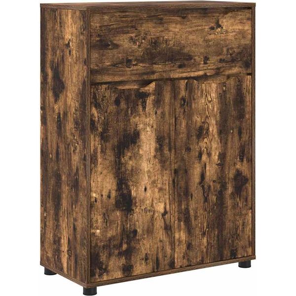 Syfax™ Mobile Da Bagno Con Cassetto Rovere Fumé 72,5 X 36,5 X 100 Cm-image