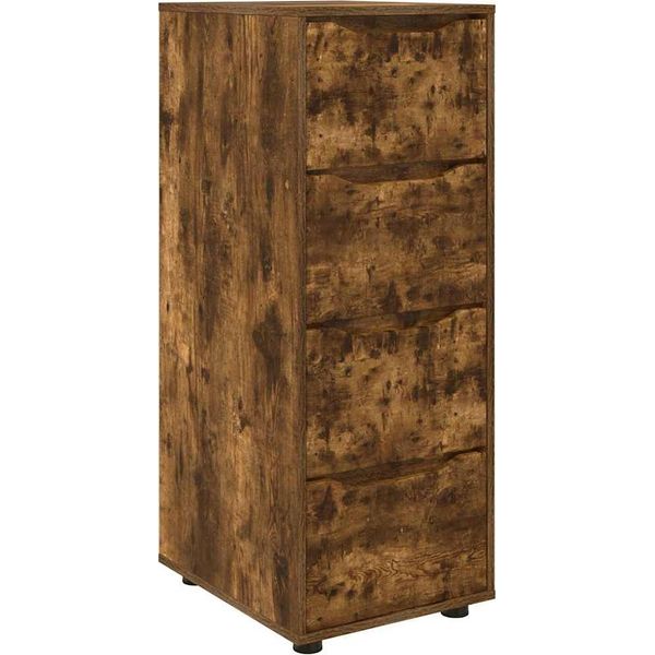 Syfax™ Armadio Rovere Fumé 40 X 48 X 105 Cm Legno Multistrato-image