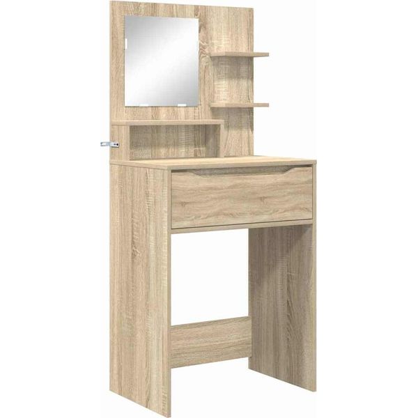 Syfax™ Tavoli Da Trucco Per Camera Da Letto Con Cassetto Rovere Sonoma-image