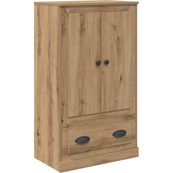 Syfax™ Credenza Con Cassetto Rovere Artigianale 60 X 35,5 X 103,5 Cm-image