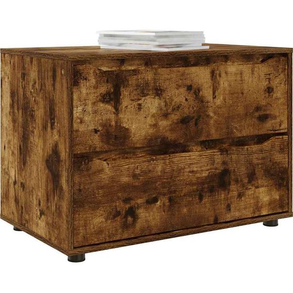 Syfax™ Armadio Rovere Fumé 80 X 48 X 57 Cm Legno Multistrato-image
