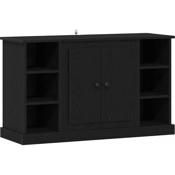 Syfax™ Credenza Rovere Nero 100 X 35,5 X 60 Cm Legno Multistrato-image