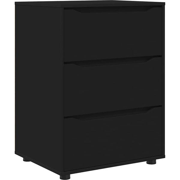 Syfax™ Armadio Nero 60 X 48 X 81 Cm Legno Multistrato-image