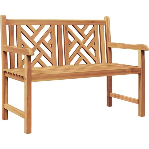 Syfax™ Panchina Marrone 114 X 60 X 90 Cm Legno Di Teak Solido-image