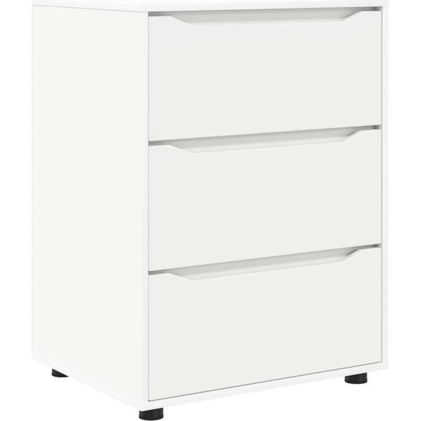 Syfax™ Armadio Bianco 60 X 48 X 81 Cm Legno Multistrato-image
