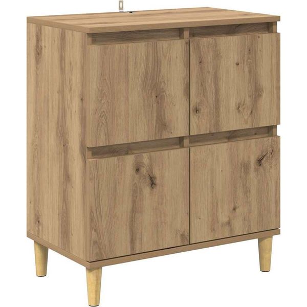 Syfax™ Credenza Rovere Artigianale 60 X 35 X 70 Cm Legno Multistrato-image