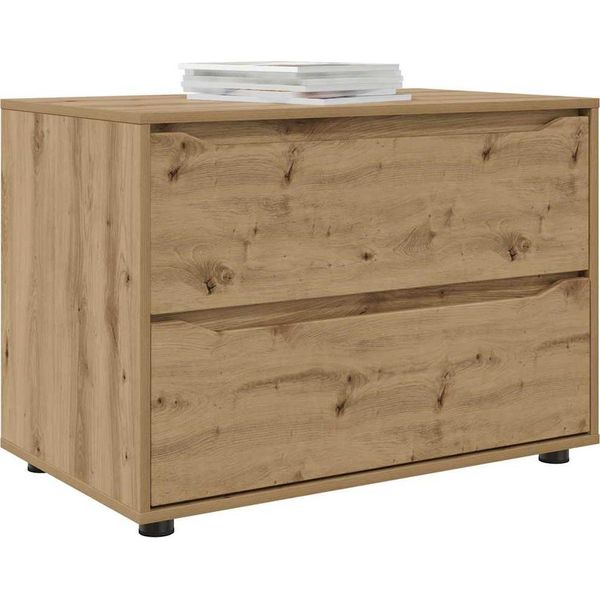 Syfax™ Armadio Rovere Artigianale 80 X 48 X 57 Cm Legno Multistrato-image