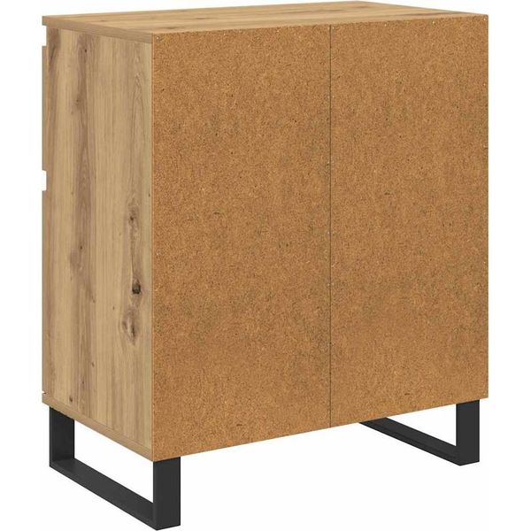 Syfax™ Credenza Con Cassetto Rovere Artigianale 60 X 35 X 70 Cm-image