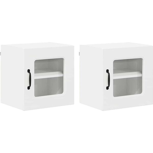 Syfax™ Mobile Da Cucina Kalmar 2 Pcs Bianco 40 X 31 X 40 Cm-image