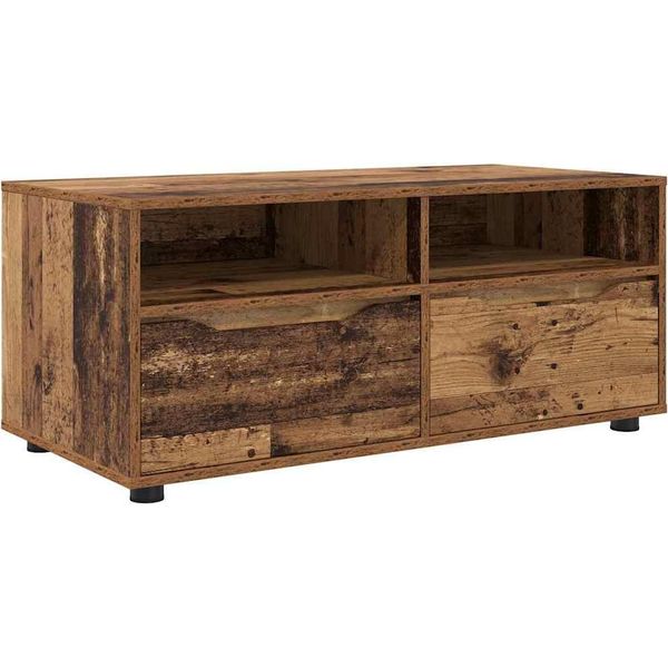 Syfax™ Mobile Tv Legno Vecchio 100 X 48 X 43 Cm Legno Multistrato-image