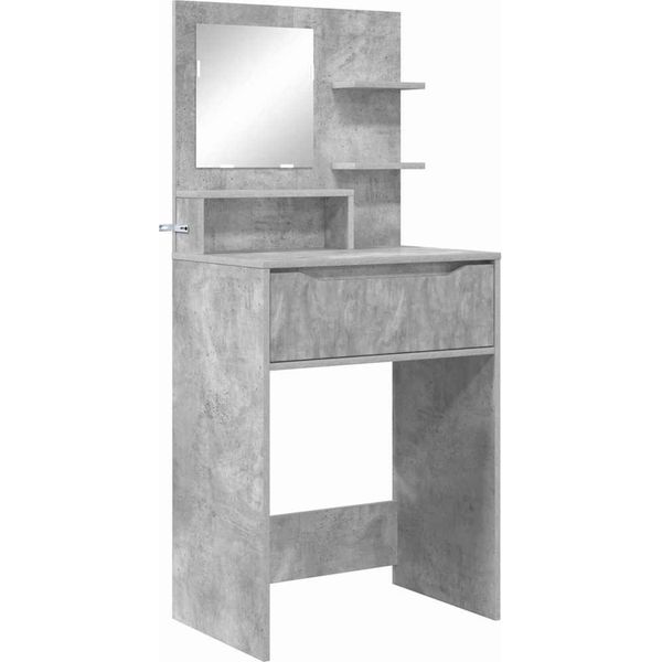 Syfax™ Tavoli Da Trucco Per Camera Da Letto Grigio Cemento-image