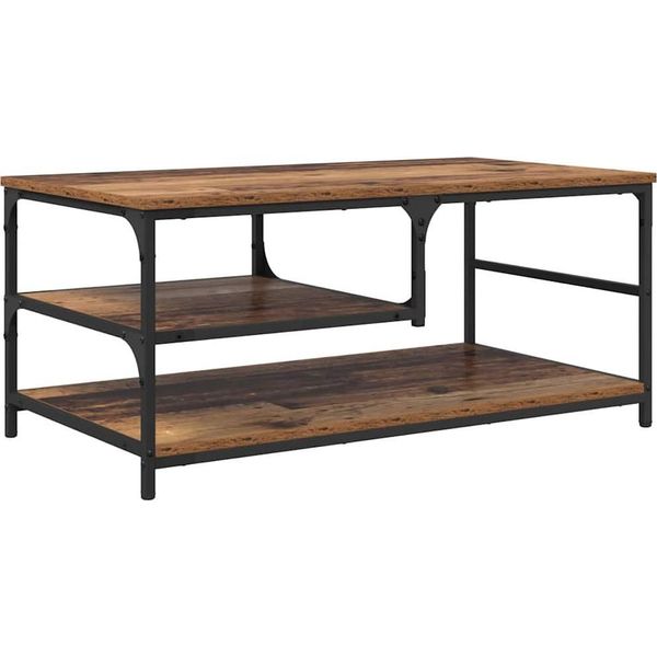 Syfax™ Tavolino Da Salotto Legno Vecchio 90 X 49 X 40 Cm-image