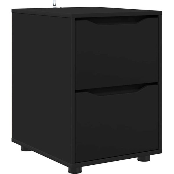 Syfax™ Armadio Nero 40 X 48 X 57 Cm Legno Multistrato-image